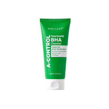 Nineless - A-Control Heartleaf & BHA Foam Cleanser - 120ml