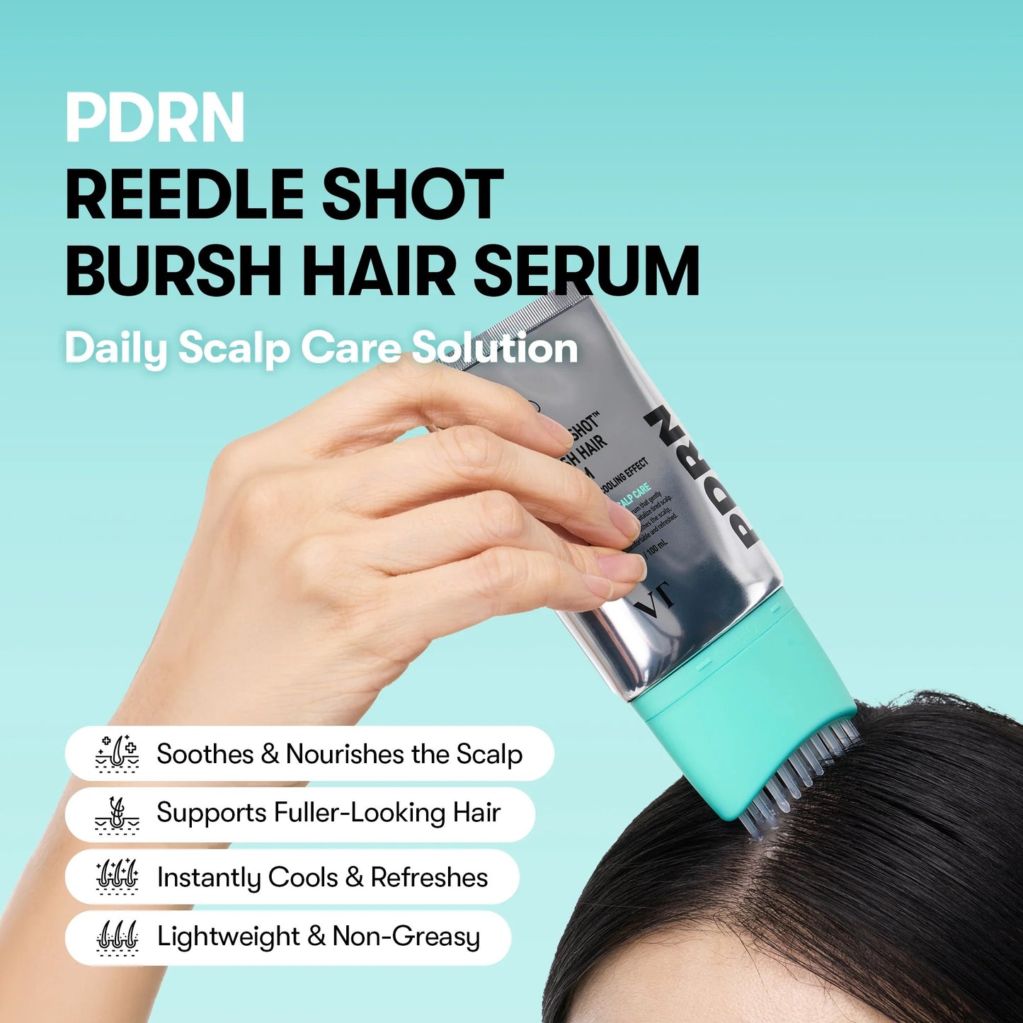 VT Cosmetics - PDRN Reedle Shot Brush Hair Serum - 100ml
