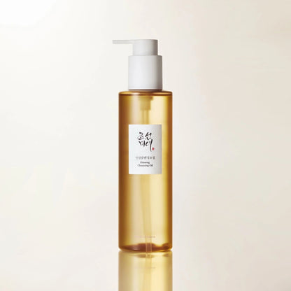 Beauty of Joseon Ginseng Cleansing Oil 210ml – Nourishing First Cleanse for Makeup & SPF Removal (Soybean + Ginseng Seed Oil)