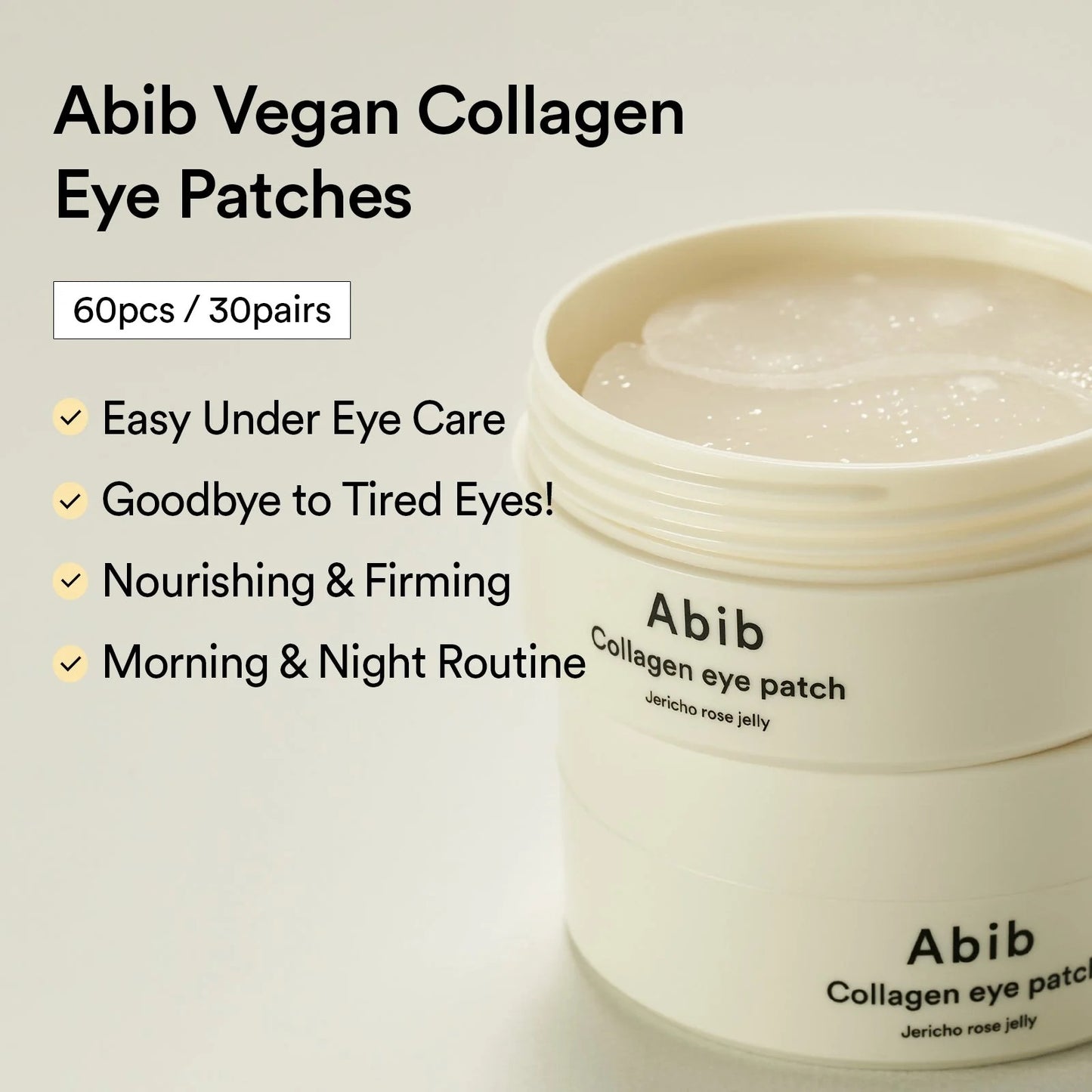 Abib - Collagen Eye Patch Jericho Rose Jelly - 60 Patches