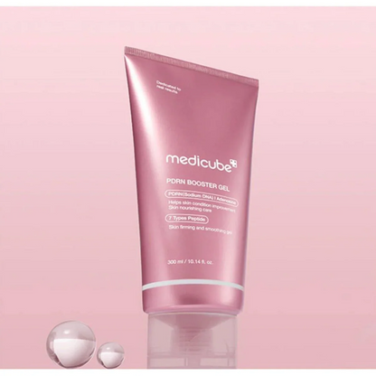 Medicube PDRN Booster Gel 300ml - Deep Repair Hydration Gel for Barrier Strengthening, Elasticity & Sensitive / Dehydrated Skin