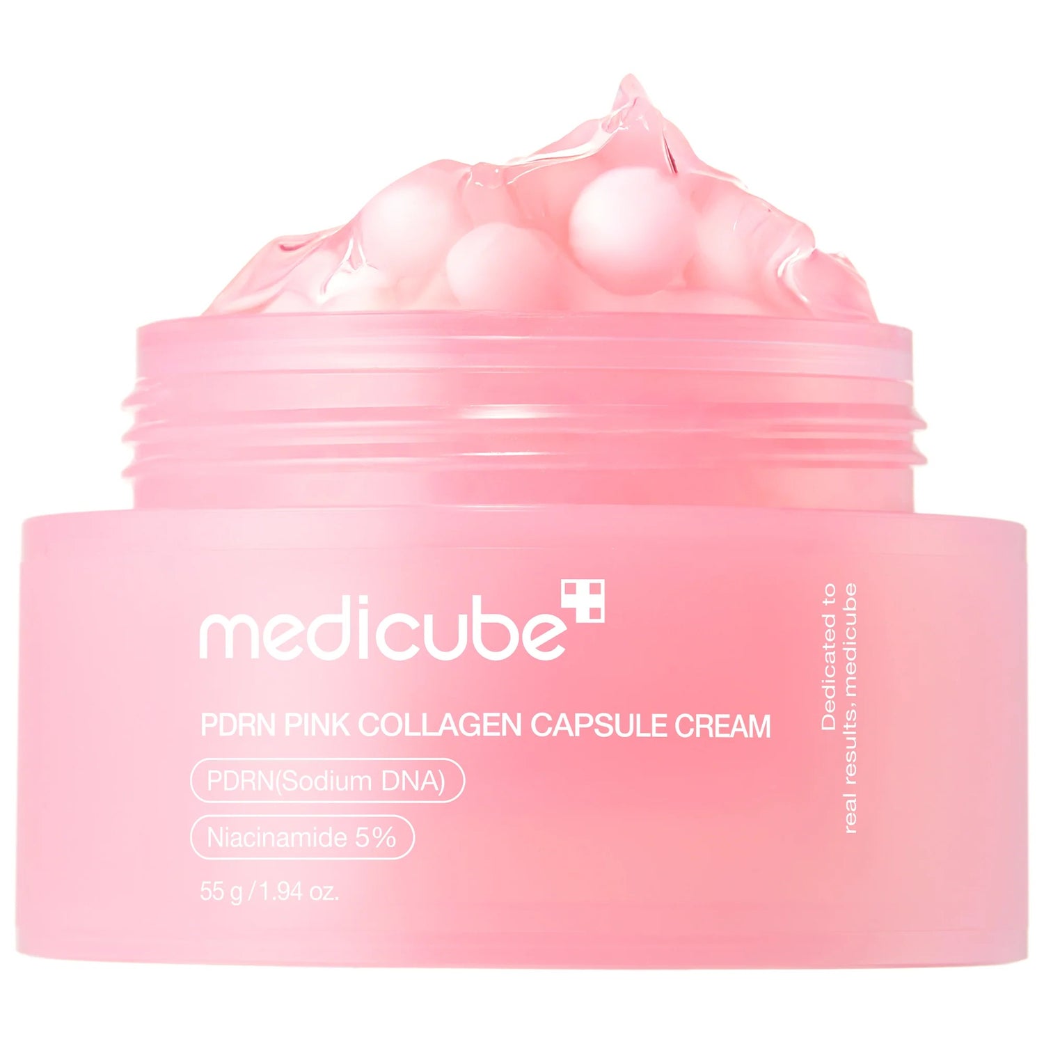 Medicube Pink Collagen Capsule Cream PDRN Niacinamide Moisturiser Cream at The K Beauty Edit