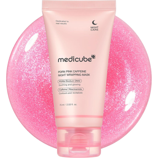 Medicube - PDRN Pink Caffeine Overnight Wrapping Mask - 75ml