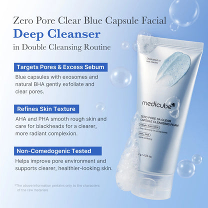 Medicube - Zero Pore Capsule Cleansing Foam - 120g