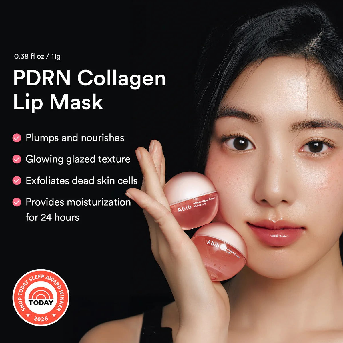 Abib - PDRN Collagen Lip Mask Glazed Jelly - 11g