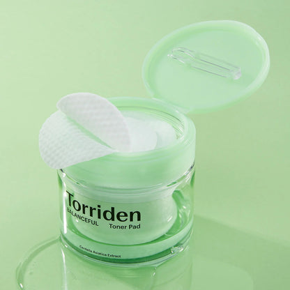 Torriden - BALANCEFUL Cica Toner Pad - 60 Pads