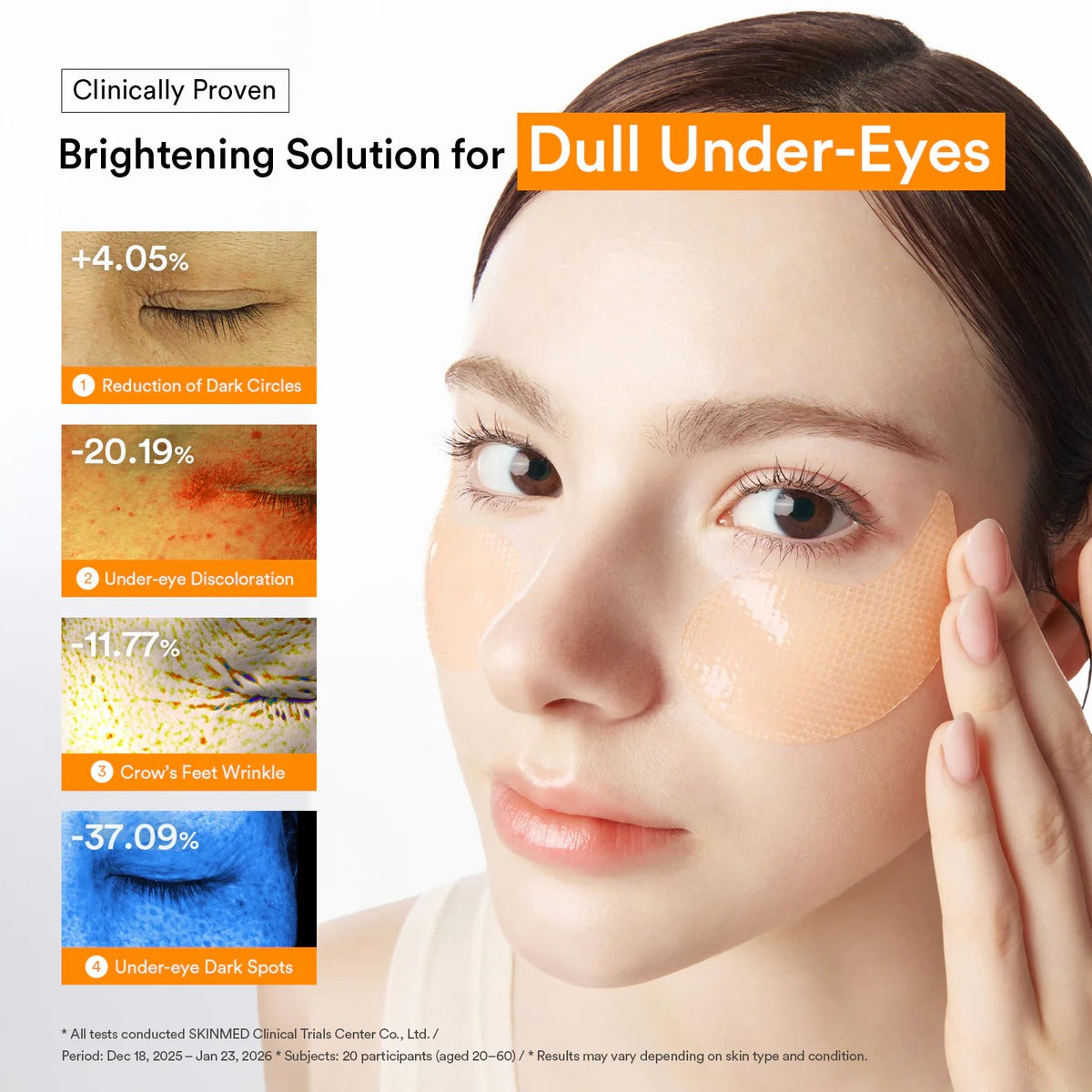 Abib - Glutathione Kojic Acid Eye Patch Vita Jelly - 60 Patches