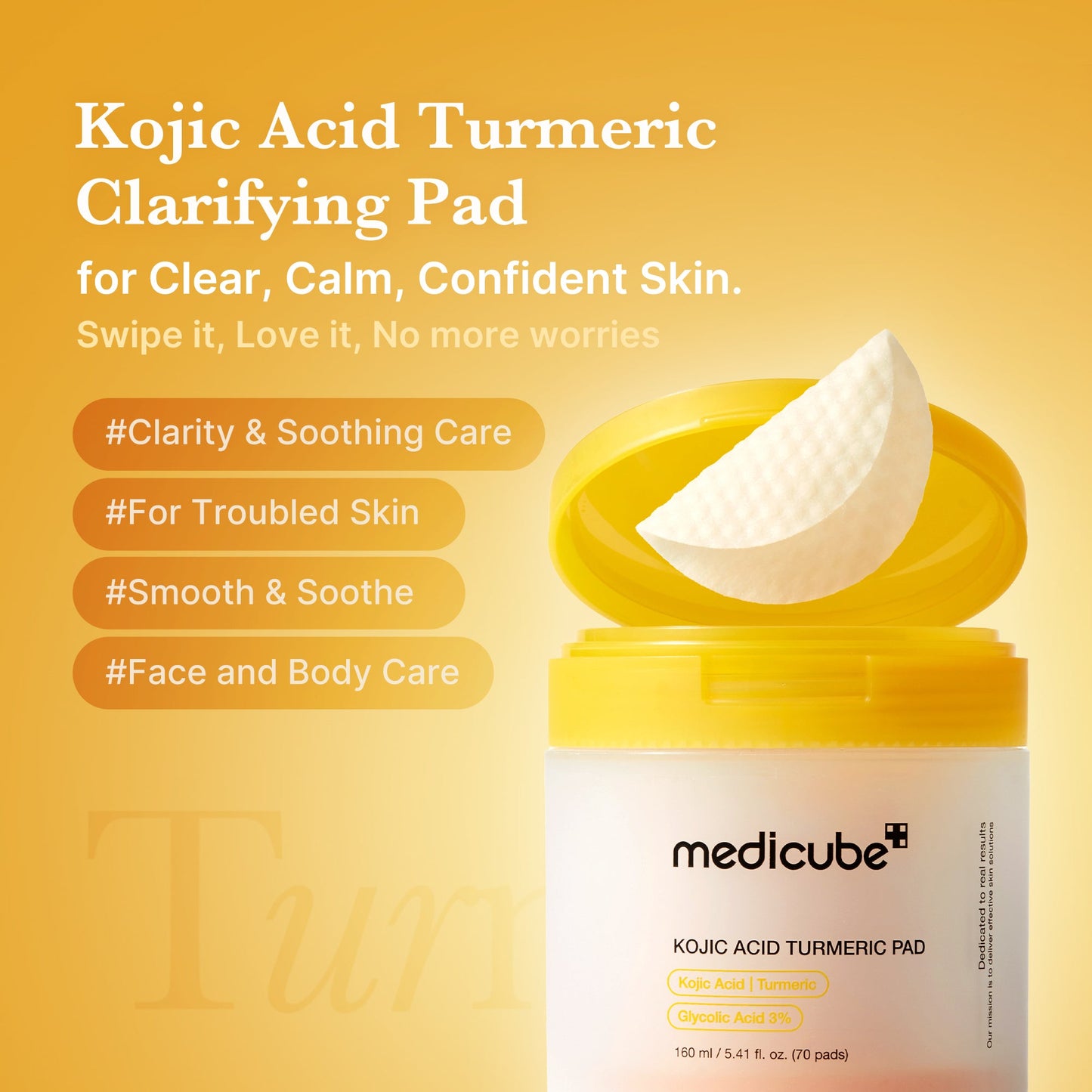 Medicube - Kojic Acid Turmeric Pad - 70 Pads