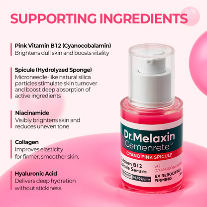 Dr Melaxin - Cemenrete Cyano Pink Spicule Serum - 30ml
