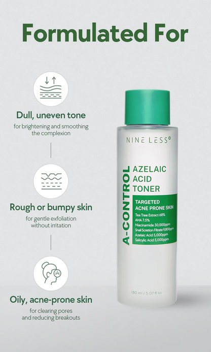 Nineless - A-Control Azelaic Acid Toner - 150ml