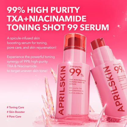 APRILSKIN - TXA Niacinamide Toning Shot 99 Spicule Serum - 30ml