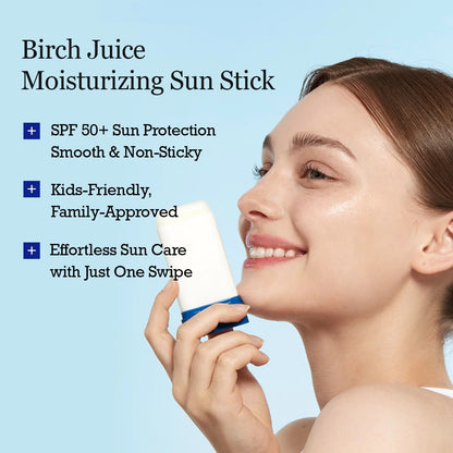 Round Lab - Birch Moisturizing Sun Stick SPF 50+ PA++++ - 19g