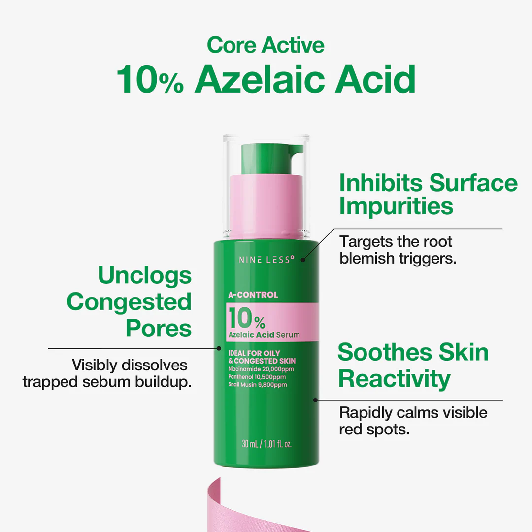 Nineless - A-Control 10% Azelaic Acid Serum - 30ml