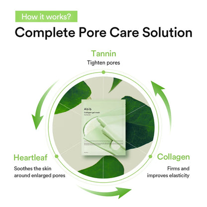 Abib - Collagen Gel Mask Heartleaf Jelly – 35g (Single)
