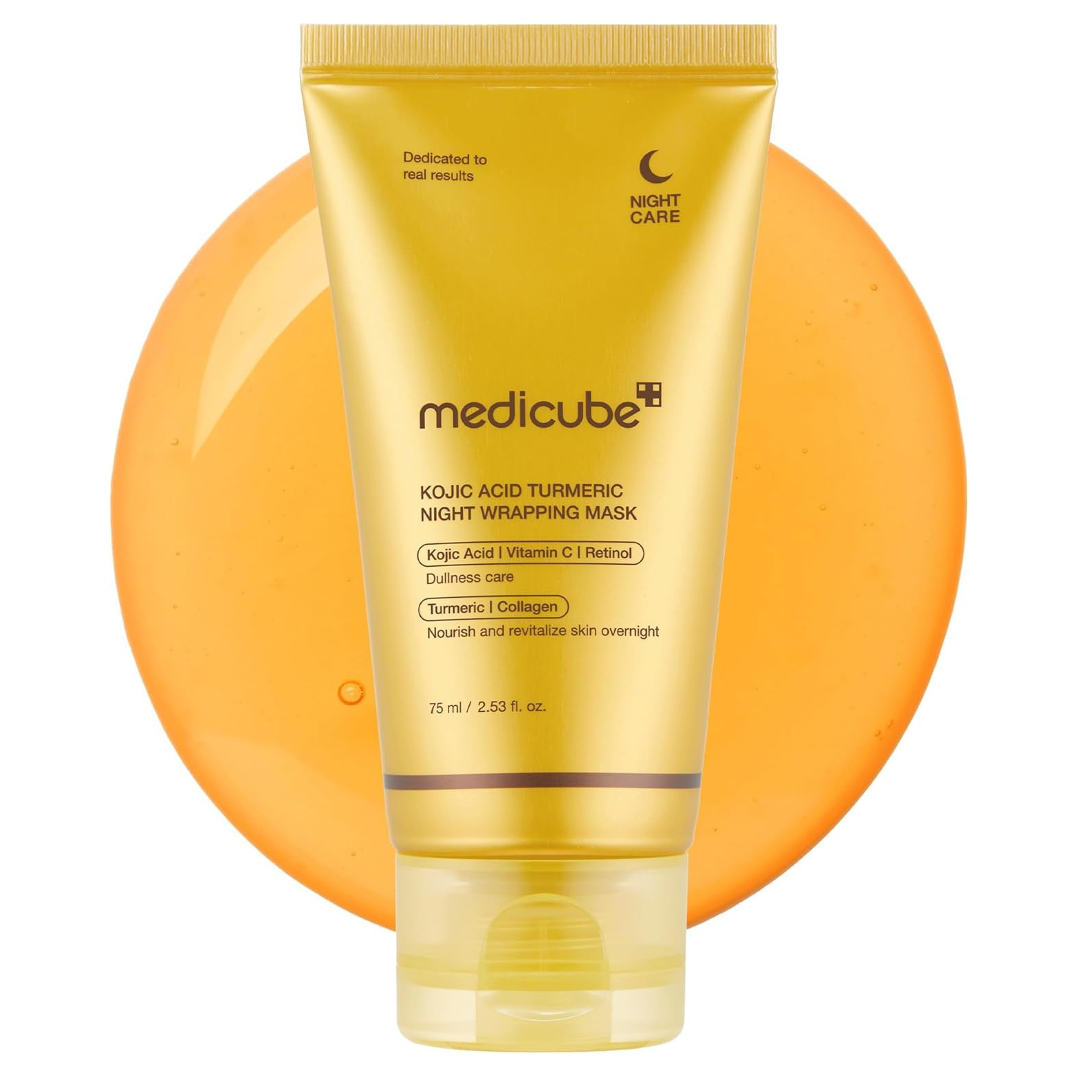 Medicube - Kojic Acid Turmeric Overnight Wrapping Mask - 75ml