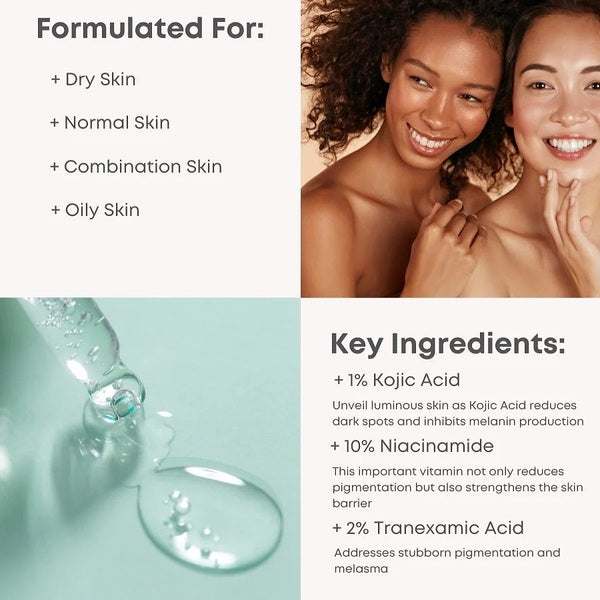 Nineless - B-Boost 1% Kojic Acid Serum 30ml - Brightening & Pigmentation Treatment