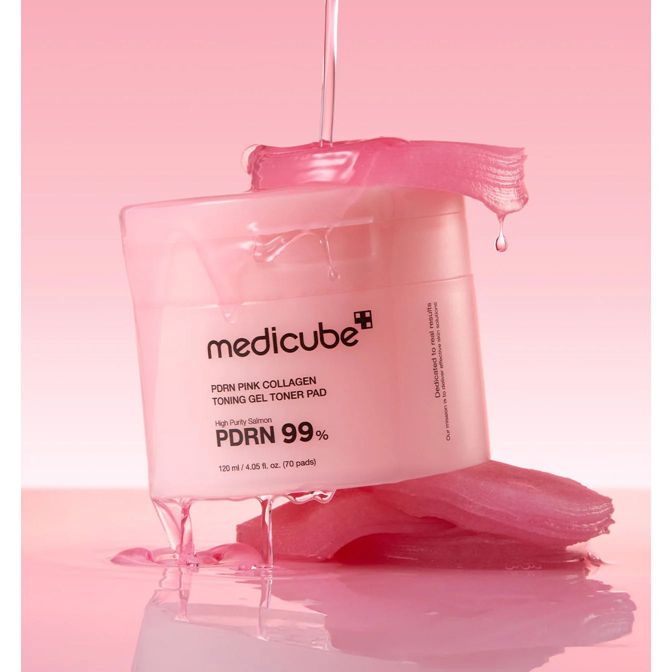 Medicube - PDRN Pink Collagen Toning Gel Toner Pad - 70 Pads